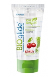 Гель-лубрикант на водной основе с ароматом вишни BIOglide Kirsch - 80 мл. - Joy Division - купить с доставкой в Жуковском