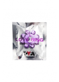 Мягкая фиолетовая гелевая насадка - Toyfa Basic - в Жуковском купить с доставкой