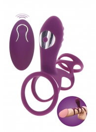 Фиолетовая эрекционная вибронасадка Halo Halo C-Ring Sleeve - Toy Joy - в Жуковском купить с доставкой