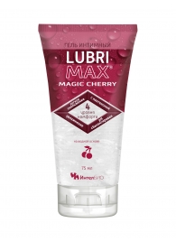 Интимный гель-смазка на водной основе Lubrimax Magic Cherry - 75 мл. - ИнтелБИО - купить с доставкой в Жуковском