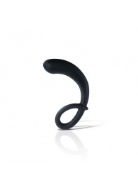 Черный массажер простаты Curving Curt - 13 см. - MyStim - купить с доставкой в Жуковском