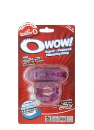 Фиолетовое эрекционное виброкольцо OWOW PURPLE - Screaming O - в Жуковском купить с доставкой