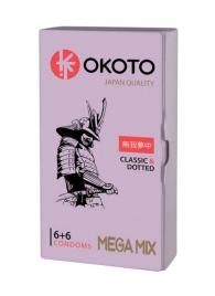 Презервативы OKOTO Mega Mix - 12 шт. - Sitabella - купить с доставкой в Жуковском