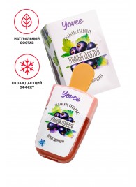 Охлаждающий бальзам для губ «Томный поцелуй» с ароматом черной смородины - 5 мл. - ToyFa - купить с доставкой в Жуковском