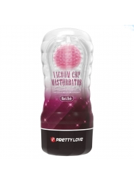 Прозрачный текстурированный мастурбатор Vacuum Cup Masturbator Black Hole - Baile - в Жуковском купить с доставкой