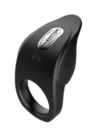 Черное эрекционное виброкольцо Vibro Lust Ring - MALESATION - в Жуковском купить с доставкой