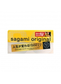 Презервативы увеличенного размера Sagami Original 0.02 XL-size - 12 шт. - Sagami - купить с доставкой в Жуковском