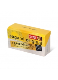 Презервативы увеличенного размера Sagami Original 0.02 XL-size - 12 шт. - Sagami - купить с доставкой в Жуковском