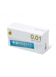 Увлажнённые презервативы Sagami Original 0.01 Extra Lub - 12 шт. - Sagami - купить с доставкой в Жуковском