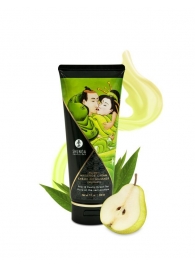 Массажный крем для тела с ароматом груши и зелёного чая Pear   Exotic Green Tea - 200 мл. - Shunga - купить с доставкой в Жуковском