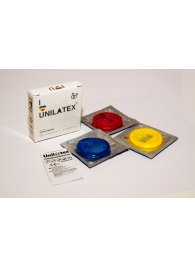 Разноцветные ароматизированные презервативы Unilatex Multifruits - 3 шт. - Unilatex - купить с доставкой в Жуковском