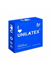 Классические презервативы Unilatex Natural Plain - 3 шт. - Unilatex - купить с доставкой в Жуковском