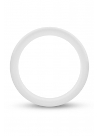 Белое люминесцентное эрекционное кольцо Silicone Glo Cock Ring - Blush Novelties - в Жуковском купить с доставкой