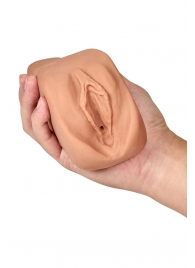Маструбатор-вагина с вибрацией Soft   Wet Renata Realistic Tan Masturbator - Blush Novelties - в Жуковском купить с доставкой