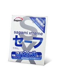 Презерватив Sagami Xtreme Ultrasafe с двойным количеством смазки - 1 шт. - Sagami - купить с доставкой в Жуковском
