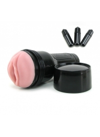 Мастурбатор-вагина Fleshlight - Vibro Pink Lady Touch с вибрацией - Fleshlight - в Жуковском купить с доставкой