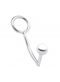 Кольцо на пенис с анальным стимулятором Stainless Steel Anal Hook   Cock Ring - BlueLine - в Жуковском купить с доставкой