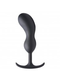 Черный массажер простаты с утяжелителями Premium Silicone Weighted Prostate Plug XL - 20,8 см. - XR Brands - в Жуковском купить с доставкой