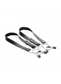 Ремни с зажимами для половых губ Spread Labia Spreader Straps with Clamps - XR Brands - купить с доставкой в Жуковском