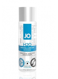Охлаждающий лубрикант на водной основе JO Personal Lubricant H2O COOLING - 60 мл. - System JO - купить с доставкой в Жуковском