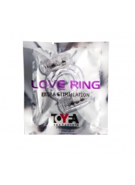 Прозрачное виброкольцо с двумя вибропульками - Toyfa Basic - в Жуковском купить с доставкой