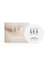 Массажная свеча для всего тела Slow Sex - 50 гр. - Bijoux Indiscrets - купить с доставкой в Жуковском