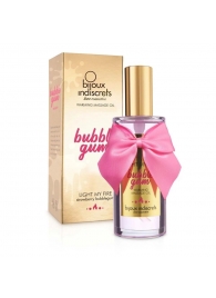 Разогревающее массажное масло Light My Fire Bubble Gum с ароматом бабл-гам - 100 мл. - Bijoux Indiscrets - купить с доставкой в Жуковском