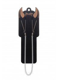 Зажимы на соски «Вилки» на цепочке - Pecado - купить с доставкой в Жуковском