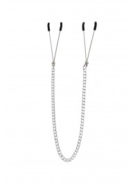 Зажимы на соски «Вилки» на цепочке - Pecado - купить с доставкой в Жуковском