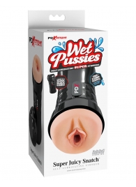 Мастурбатор-вагина в колбе Super Juicy Snatch - Pipedream - в Жуковском купить с доставкой