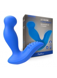 Синий вибромассажер простаты 3,5’’ P-spot Massager - 12,5 см. - Erokay - в Жуковском купить с доставкой