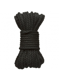 Черная верёвка для связывания и фиксации Bind Tie - 9,14 м. - Doc Johnson - купить с доставкой в Жуковском