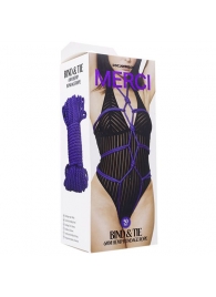 Фиолетовая верёвка для связывания и фиксации Bind Tie - 15,24 м. - Doc Johnson - купить с доставкой в Жуковском