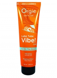 Гель с эффектом вибрации Lube Tube Vibe Low Sex On The Beach - 100 мл. - ORGIE - купить с доставкой в Жуковском