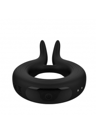Черное эрекционное кольцо Marry Me Rechargeable Vibrating Cockring - Adrien Lastic - в Жуковском купить с доставкой