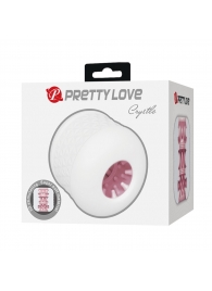 Белый сквозной мастурбатор Crystle - Baile - в Жуковском купить с доставкой