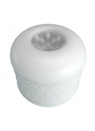 Белый сквозной мастурбатор Crystle - Baile - в Жуковском купить с доставкой