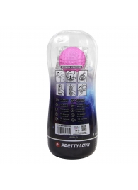 Прозрачный мастурбатор с подвижным шариком - Baile - в Жуковском купить с доставкой