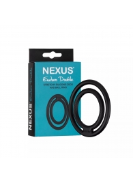 Черное двойное эрекционное кольцо Nexus Enduro Double - Nexus Range - в Жуковском купить с доставкой