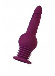 Фиолетовая мини-машина для секса Striker с пультом ДУ - 23,5 см. - ToyFa - купить с доставкой в Жуковском