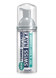 Очищающая пенка для игрушек и тела Toy   Body Cleaner Foamer - 47 мл. - Swiss navy - купить с доставкой в Жуковском