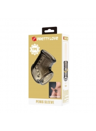 Дымчатая насадка на пенис и мошонку - Baile - в Жуковском купить с доставкой