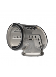 Дымчатая насадка на пенис и мошонку - Baile - в Жуковском купить с доставкой