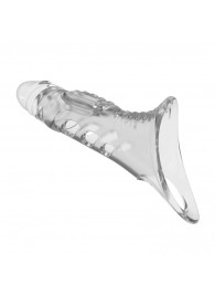 Прозрачная насадка на пенис - 22 см. - Baile - в Жуковском купить с доставкой