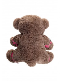 Бондажный набор: бурый мишка с розовыми оковами и наручниками - Pecado - купить с доставкой в Жуковском