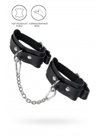 Черные мини-оковы со скруглёнными углами - Pecado - купить с доставкой в Жуковском