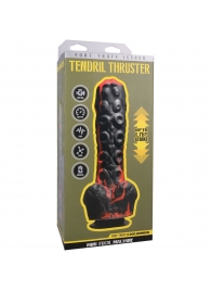 Черно-красная мини-машина на присоске Tendril Thruster - 21,6 см. - Doc Johnson - купить с доставкой в Жуковском