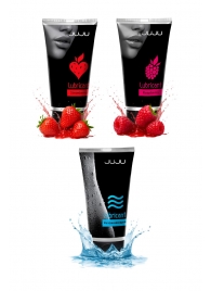 Набор из 3 лубрикантов JUJU (увлажняющий, клубника, малина) - JuJu - купить с доставкой в Жуковском