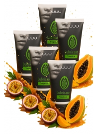 Набор из 5 съедобных лубрикантов JUJU со вкусом тропических фруктов - JuJu - купить с доставкой в Жуковском