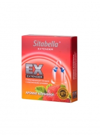 Стимулирующая насадка Sitabella Extender  Клубника - Sitabella - купить с доставкой в Жуковском